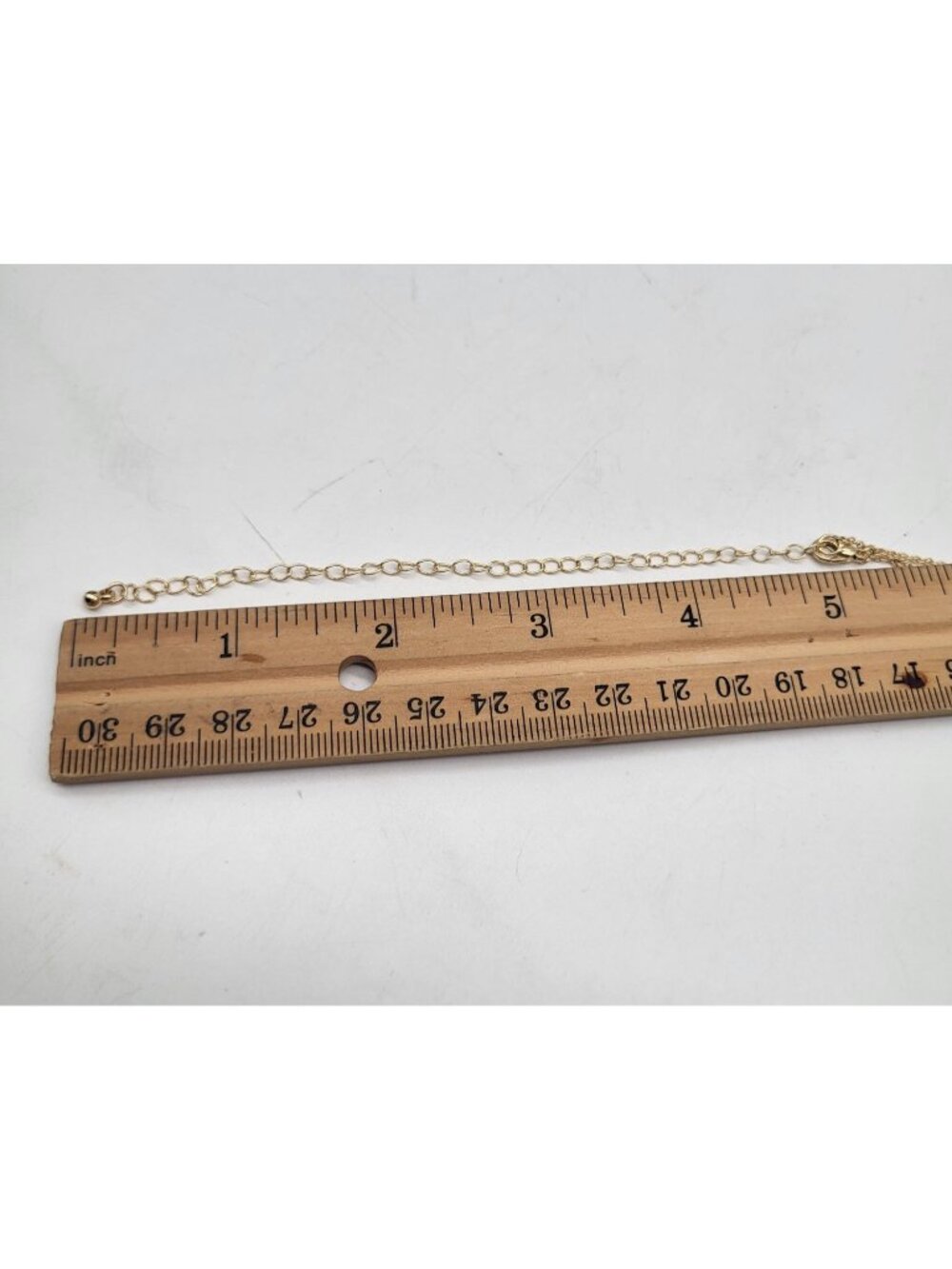 Gold Tone Medallion Pendant Necklace Spiral Circle with Rhinestones Minimalist C - Picture 6 of 10